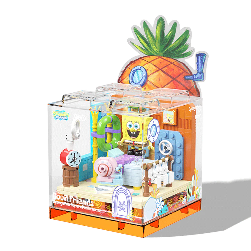 SpongeBlock World Blind Box Series - Full Town Set