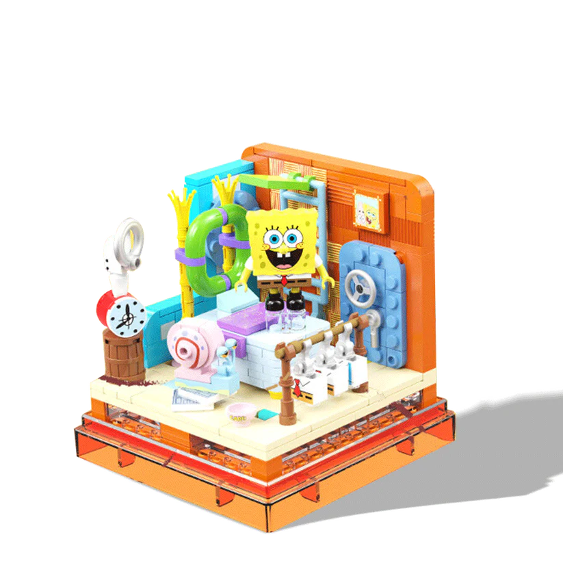 SpongeBlock World Blind Box Series - Full Town Set