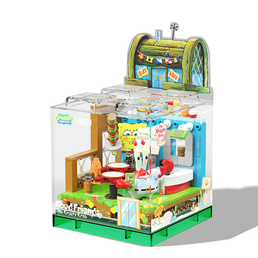 SpongeBlock World Blind Box Series - Full Town Set
