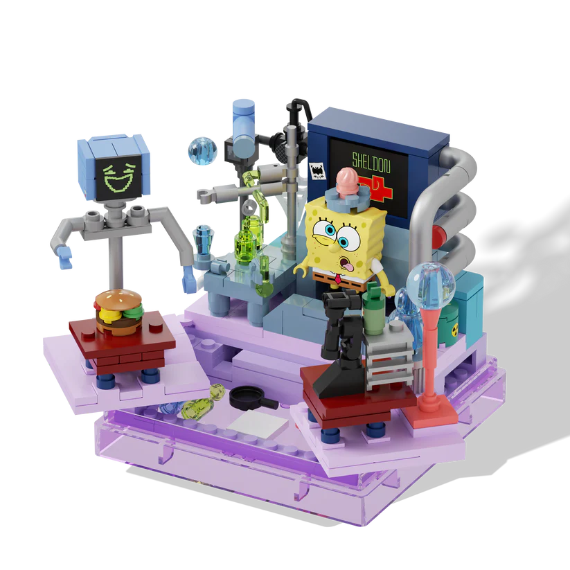 SpongeBlock World Blind Box Series - Full Town Set