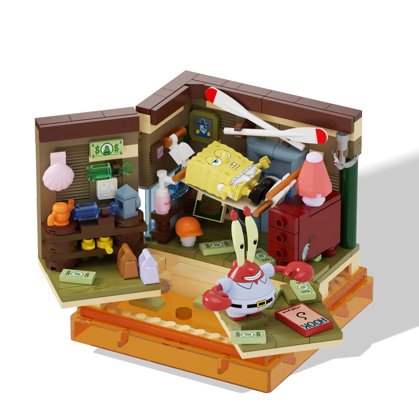 SpongeBlock World Blind Box Series - Full Town Set