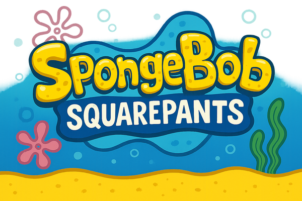 SpongeBob style logo